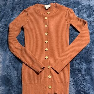 LuLaRoe Rust Button-Up Cardigan